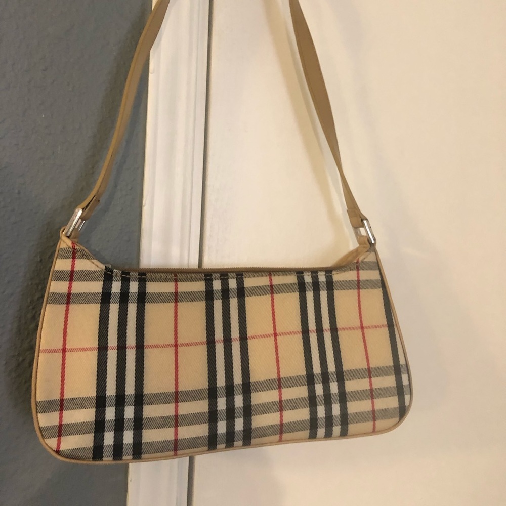 Small plaid clutch purse